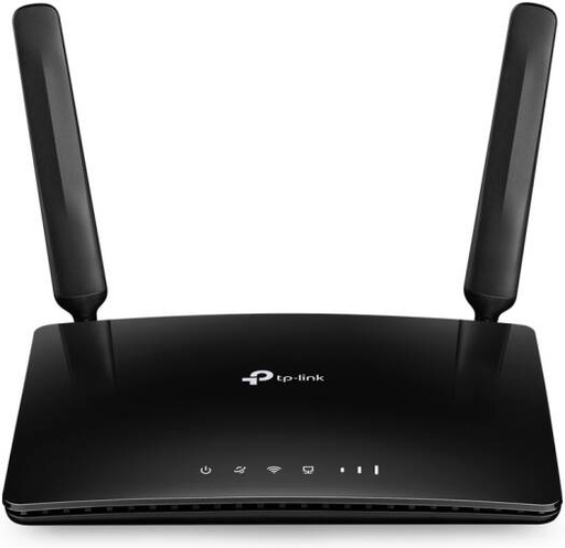 [TL-MR150] TP-Link 300Mbps Wireless N 4G LTE Router, Cutting-edge 4G Network, 2x Detachable Advanced LTE Antennas, Wi-Fi Router Mode, Plug a SIM Card & Play, Black | TL-MR150