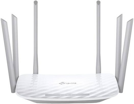 [Archer C86] TP Link Archer C86 AC1900 Wireless MU-MIMO Wi-Fi Router, Dual-Band, 2.4GHz (600Mbps) & 5GHz (1300Mbps), 3x3 MU-MIMO, One Mesh Supported, Beamforming, 6x Antennas, White | Archer C86