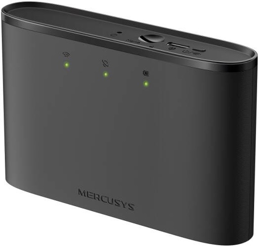 [MT110] Mercusys MT110 4G LTE Mobile Wi-Fi, Portable 4G LTE Mobile Wi-Fi Hotspot with 150 Mbps Download Speed, 10-Device Connectivity, 2200mAh Battery, SIM Card Slot, and App Management, Black | MT110