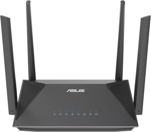 [90IG08T0-MU2H00] ASUS RT-AX52 (AX1800) Router, External Antenna x4, Up to 1201 Mbps Data Rate, AX1800 Ultimate AX Performance, 128MB Flash & 256MB RAM Memory, OFDMA, Beamforming, Black | 90IG08T0-MU2H00